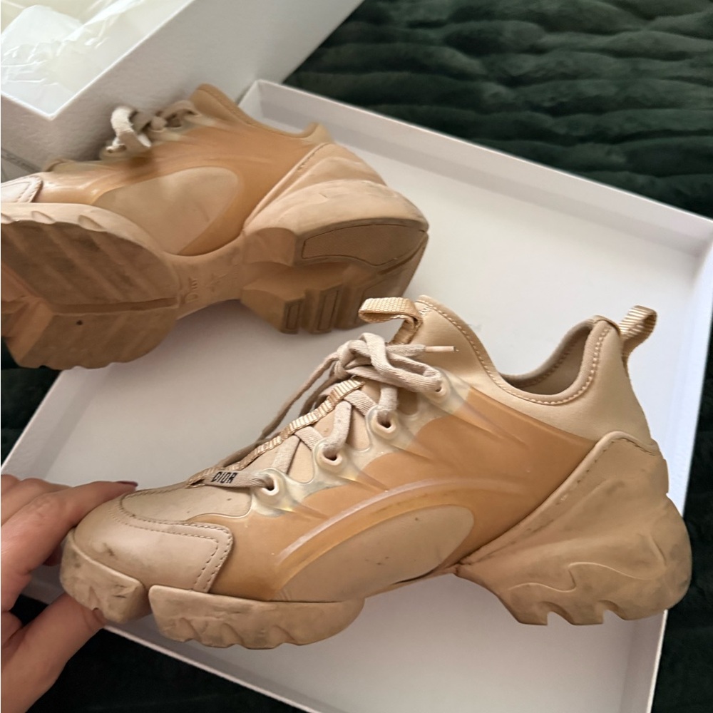 Dior Women's Beige Sneakers - Picture 2 of 5